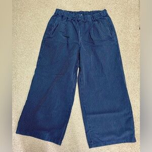 aerie Navy Blue Wide Leg Pants